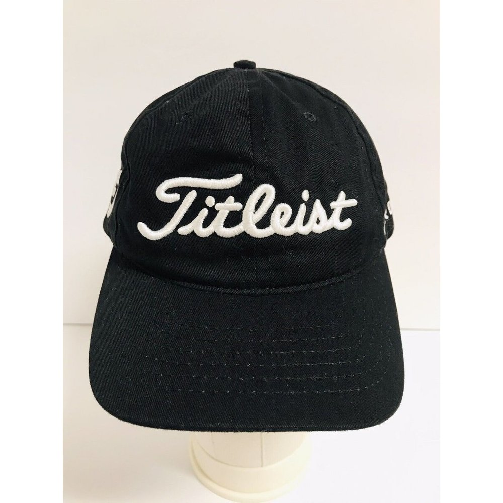Titleist FJ Pro V1 Golf Black Adjustable Hat